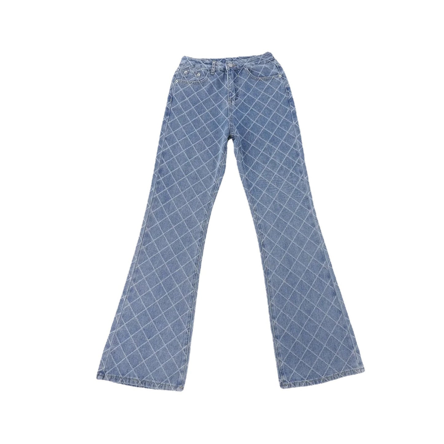 Retro Fashion Denim Boot-cut Pants Women