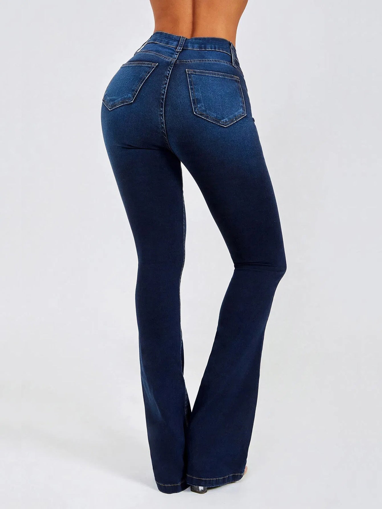 High Waist Slim Stretch Shaping Women's Jeans